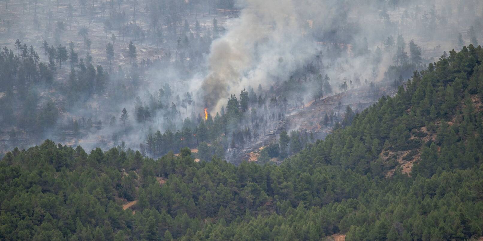 In San Agustín brennt der Wald.