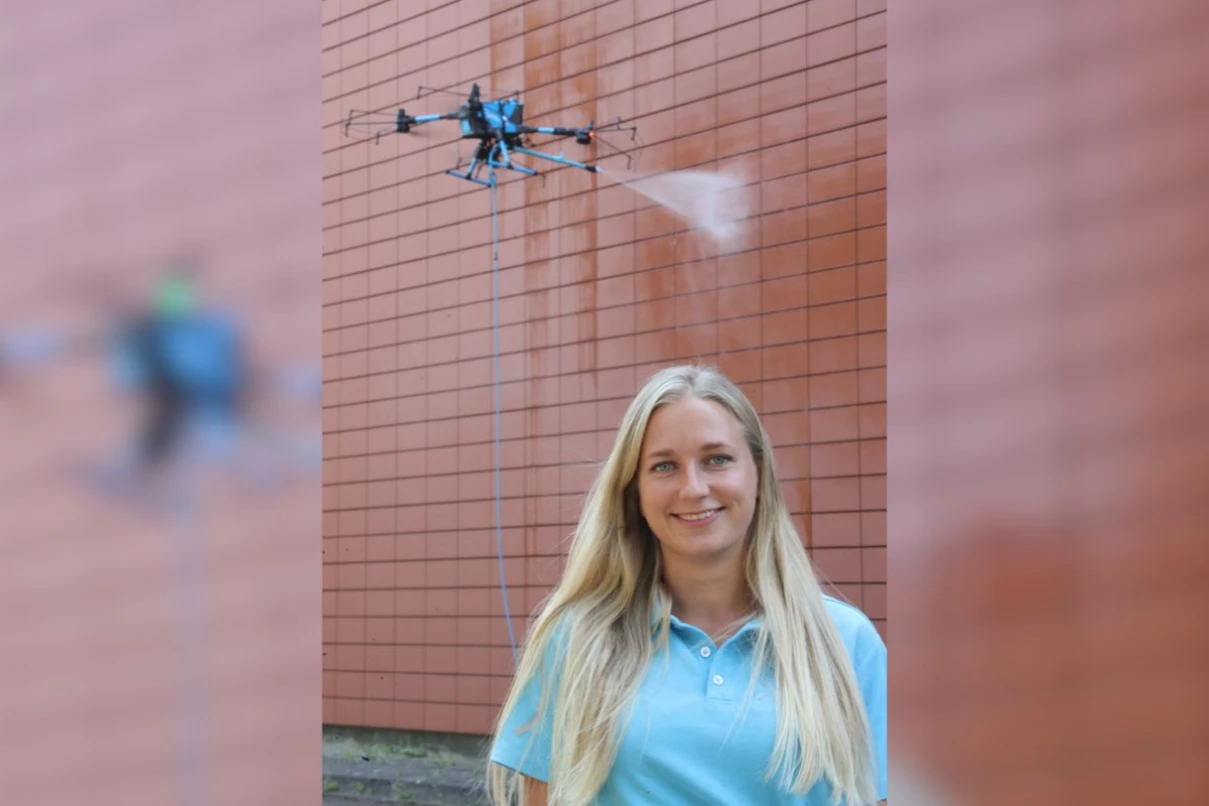 From Weinheim to the world: How drones clean the Concorde, palaces ...