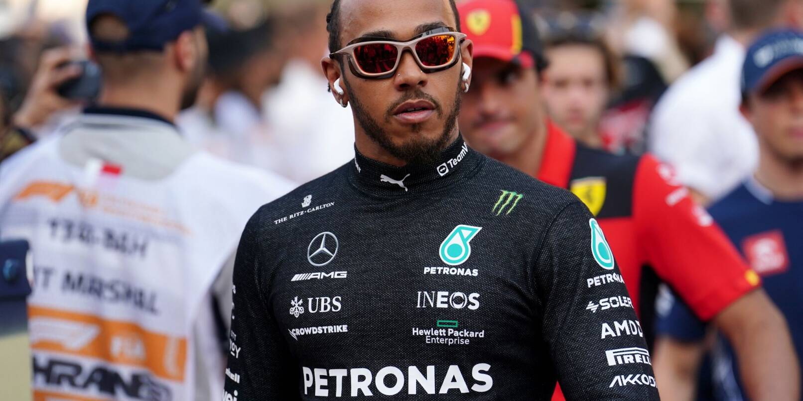 Beim Grand Prix in Bahrain belegte der siebenfache Weltmeister Lewis Hamilton nur den fünften Platz.