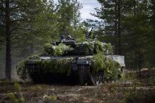 Moskau präsentiert Traktoren als zerstörte Leopard-Panzer
