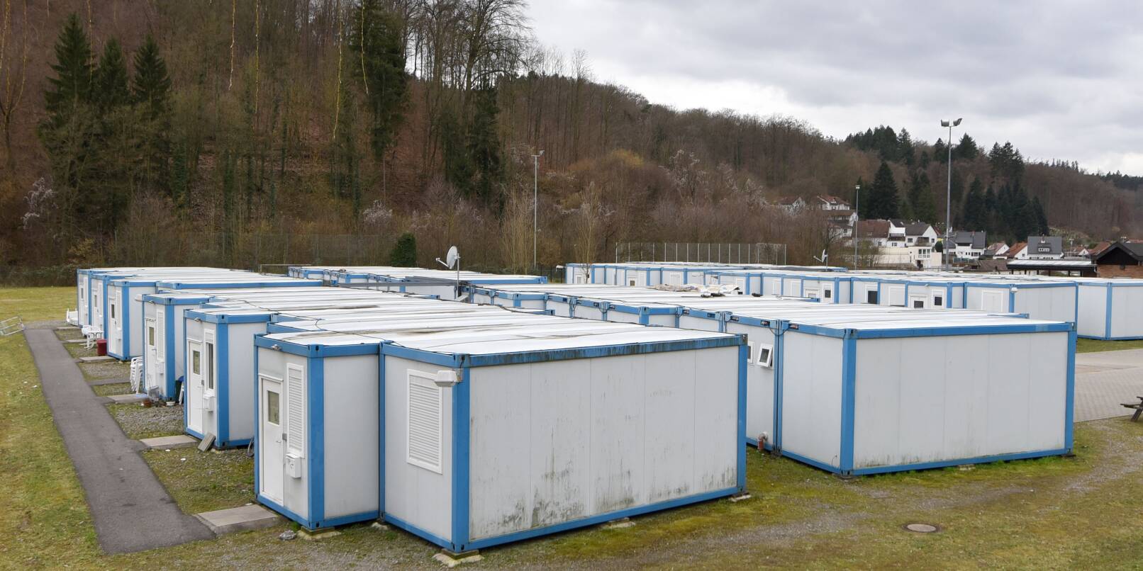 Die Containeranlage in der Gorxheimer Talstraße soll um zehn Einheiten erweitert werden, um Flüchtlingen Schutz zu bieten.