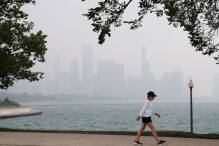 Rauch von Waldbränden in Kanada hüllt Chicago ein
