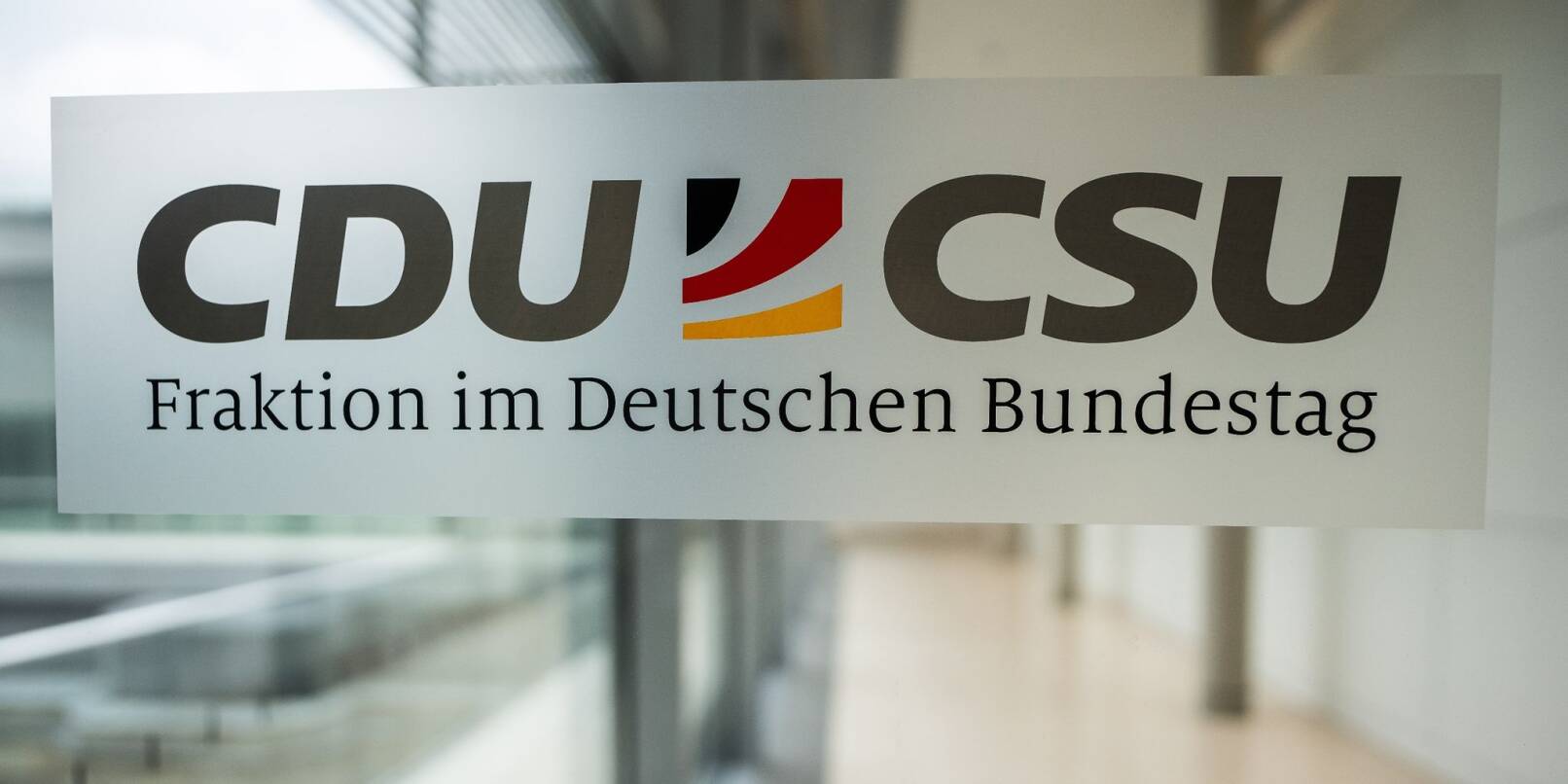 Das Logo der CDU/CSU-Fraktion im Deutschen Bundestag.