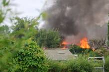 Großbrand in Gartenanlage: keine vorsätzliche Brandstiftung
