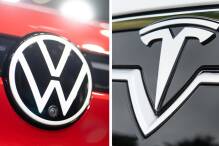 VW bei Elektroautos im Inland noch hinter Tesla
