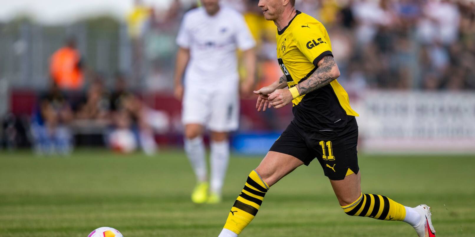 Dortmunds Marco Reus war im Test gegen Westfalia Rhynern an den ersten drei Toren beteiligt.
