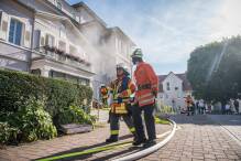 Hemsbacher Feuerwehr probt den Ernstfall 