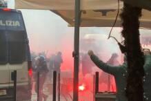 Gewaltexzesse überschatten Eintracht-Aus in Neapel
