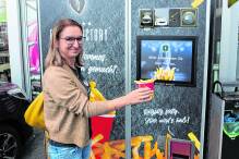 Automat liefert frische Pommes in 35 Sekunden 