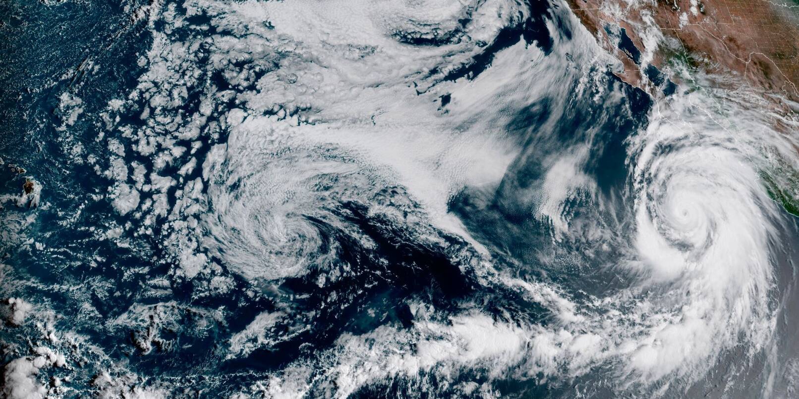 Der Pazifik-Hurrikan «Hilary» hat sich zu einem Sturm der Kategorie vier von fünf verstärkt.