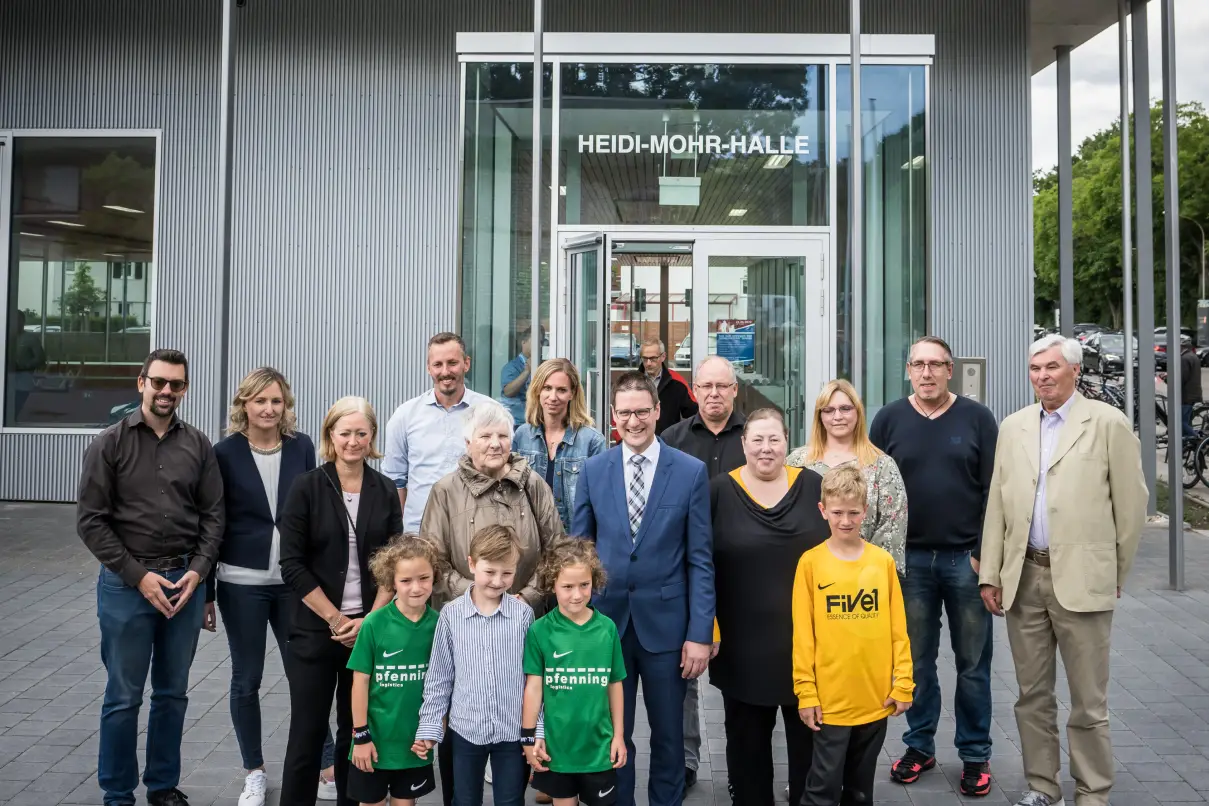 Die HeidiMohrSporthalle als Geschenk WNOZ