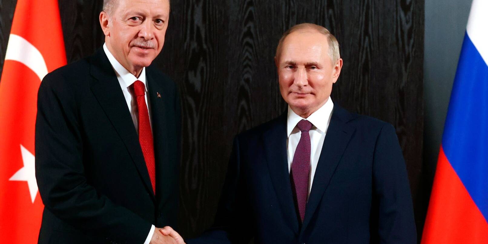 Recep Tayyip Erdogan und Wladimir Putin beim Gipfel der Shanghaier Organisation für Zusammenarbeit (SOZ) im vergangenen September. Recep Tayyip Erdogan und Wladimir Putin beim Gipfel der Shanghaier Organisation für Zusammenarbeit (SOZ) im vergangenen September.