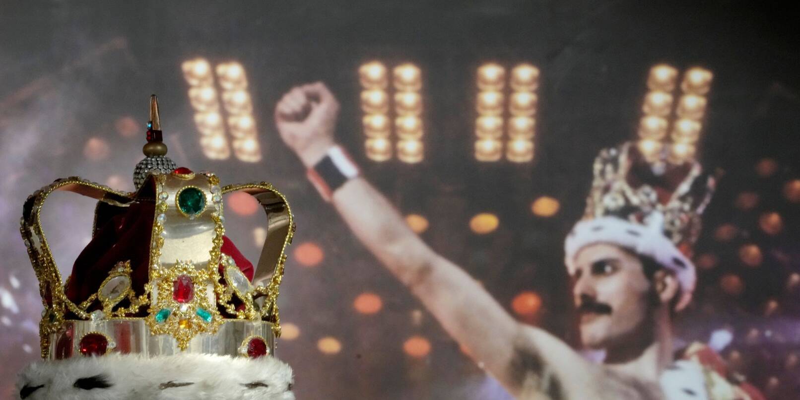 Freddie Mercurys Krone, die er während der «Magic»-Tour trug.