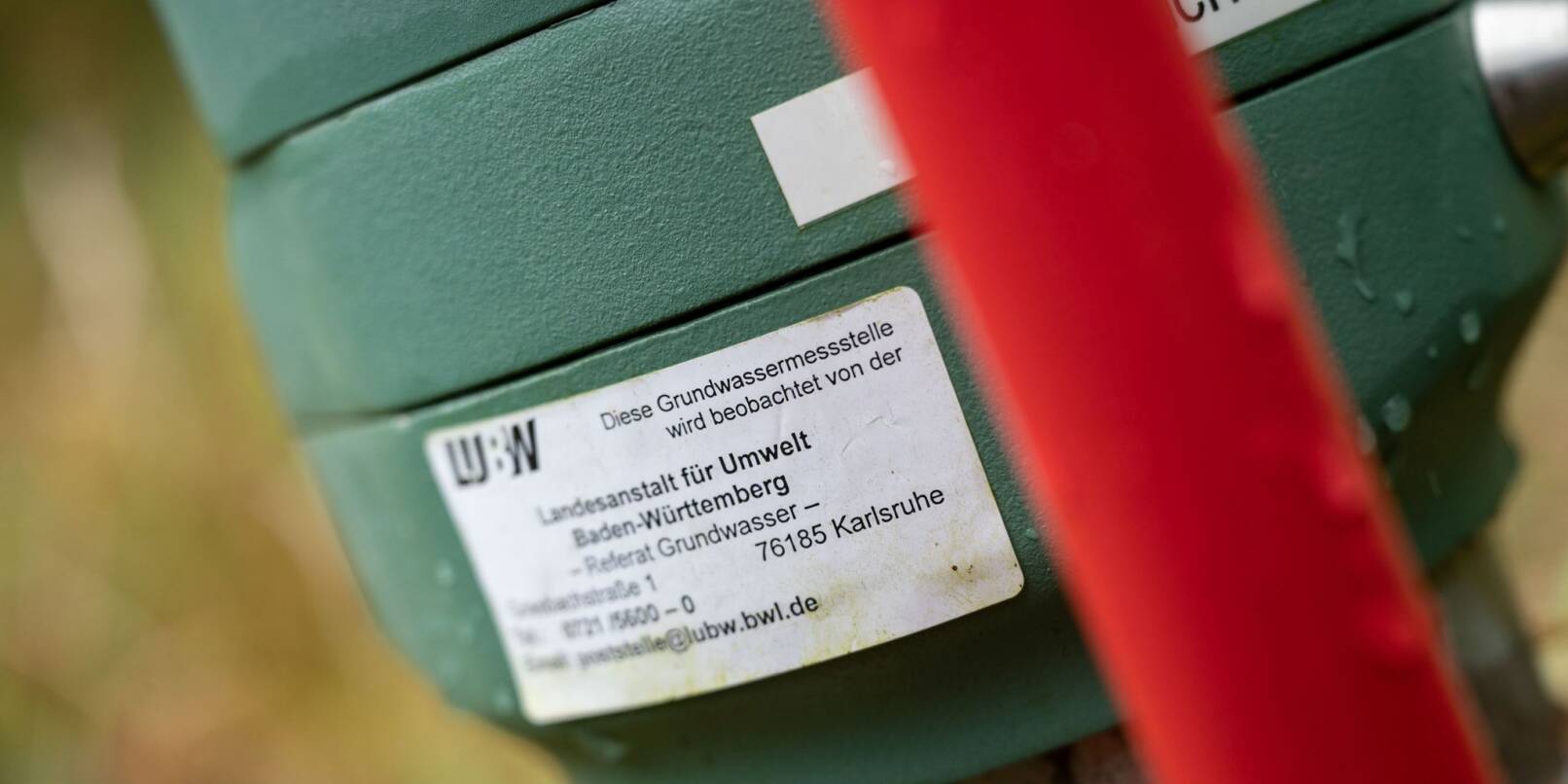 Eine Grundwassermessstelle. Eine Grundwassermessstelle.