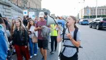Tausende protestieren mit Greta Thunberg in Stockholm

