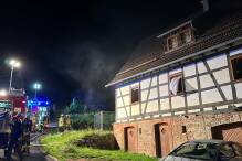 Feuerwehr löscht Küchenbrand in Steinklingen
