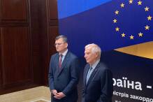Historische Reise - EU-Außenminister besuchen gemeinsam Kiew
