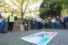 Weinheimer Kundgebung zeigt Solidarität mit Partnerstadt Ramat Gan 