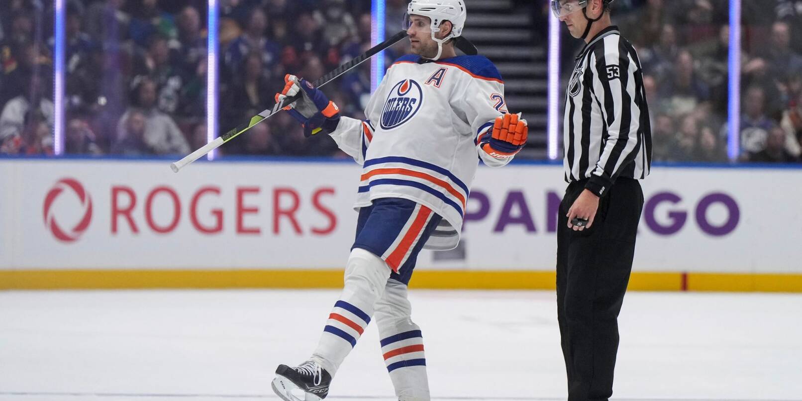Oilers-Star Leon Draisaitl konnte die klare Niederlage gegen die Vancouver Canucks nicht verhindern.
