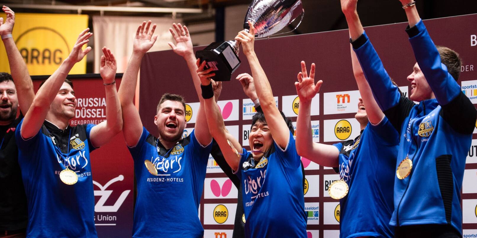 Die Tischtennisspieler des 1. FC Saarbrücken haben die Champions League gewonnen.