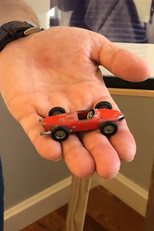 Mit diesem Ferrari in Miniaturformat fing alles an.