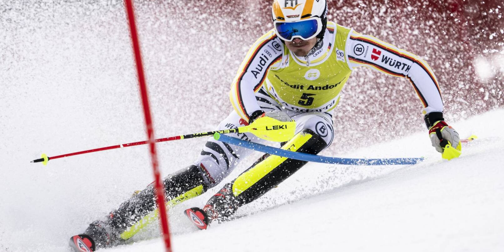 Linus Straßer gehört im Slalom wieder zum Favoritenkreis.