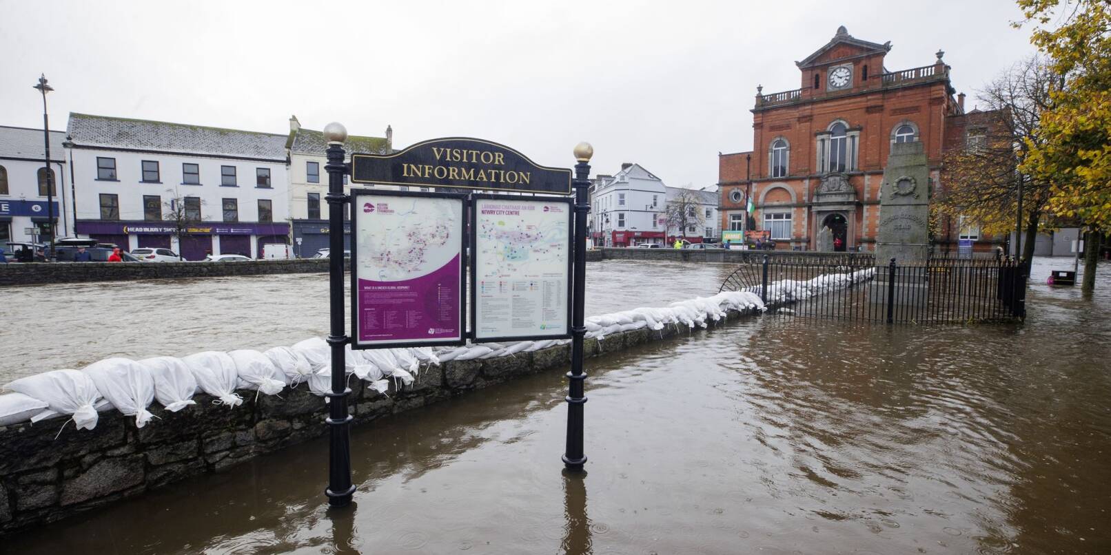 In Teilen Nordirlands wurden Überschwemmungen gemeldet.