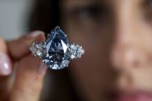 Blauer Diamant in Genf für 41 Millionen Euro versteigert
