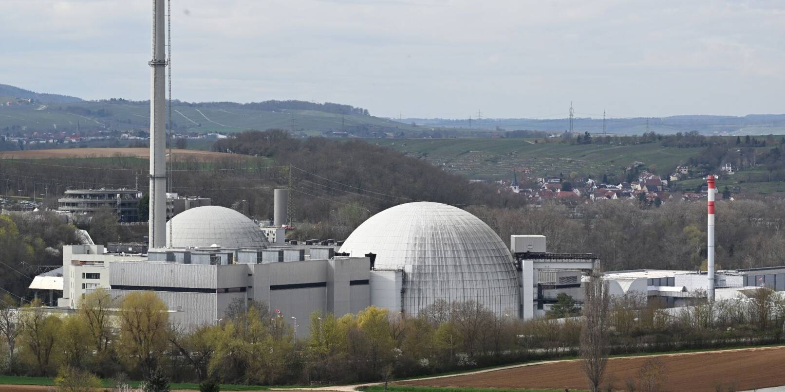 Das Atomkraftwerkwerk Neckarwestheim.