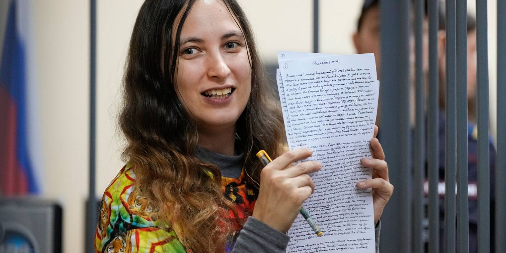 Von Amnesty International und Memorial als politische Gefangene eingestuft: Alexandra Skotschilenko.