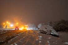 Wintereinbruch sorgt für Unfälle und dichte Straßen
