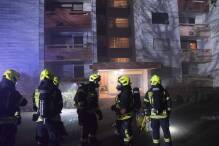Zwei Anwohner bei Brand in Mehrfamilienhaus verletzt
