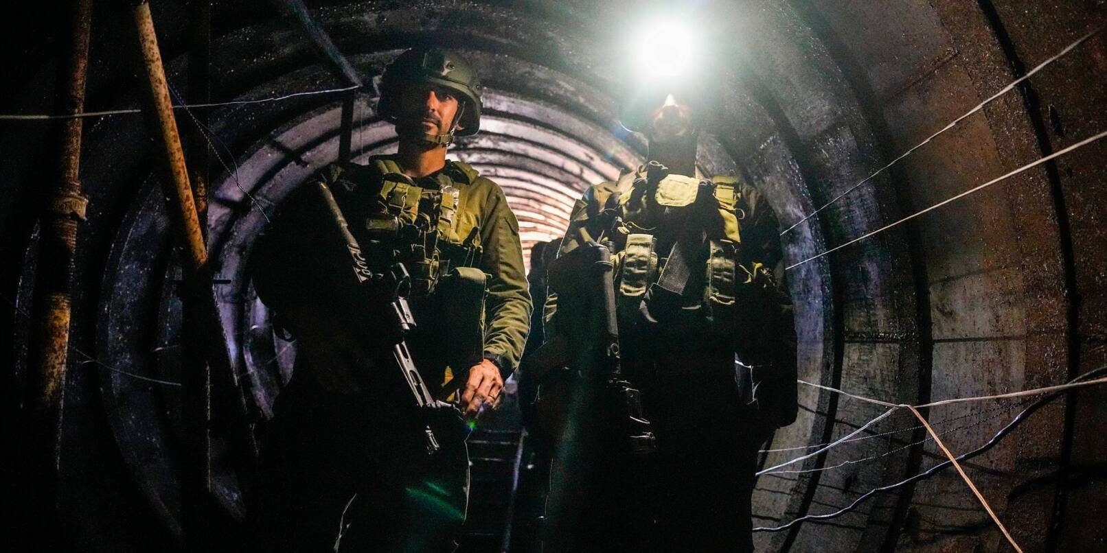 Israelische Soldaten haben eigenen Angaben zufolge das größte Hamas-Tunnelnetz gefunden.
