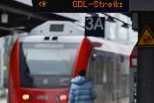 Einschränkungen bei Bahnstreik auch in Hessen
