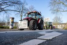 Verkehrsbeeinträchtigung wegen Protesten von Bauern
