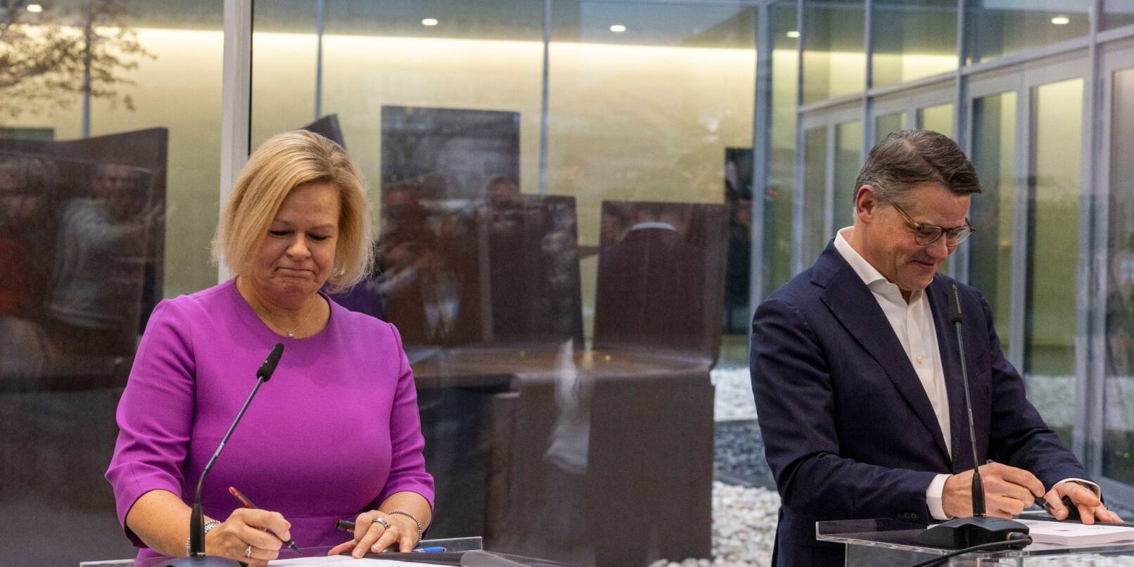 Rhein und Faeser stellen am Montag neues vor WNOZ