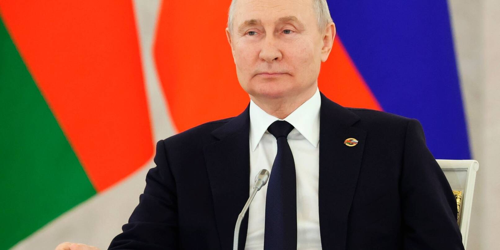 Russlands Präsident Wladimir Putin bei einer Tagung des russisch-belarussischen Staatsrats.
