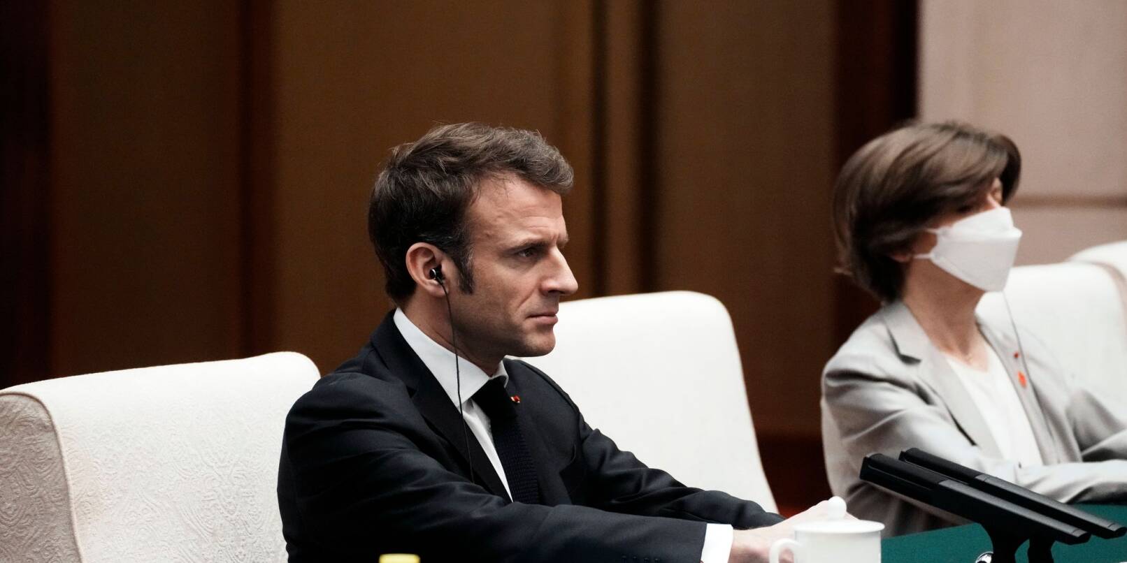 Der französische Präsident Emmanuel Macron wird international für seine Aussage im Zusammenhang mit dem Taiwan-Konflikt kritisiert.