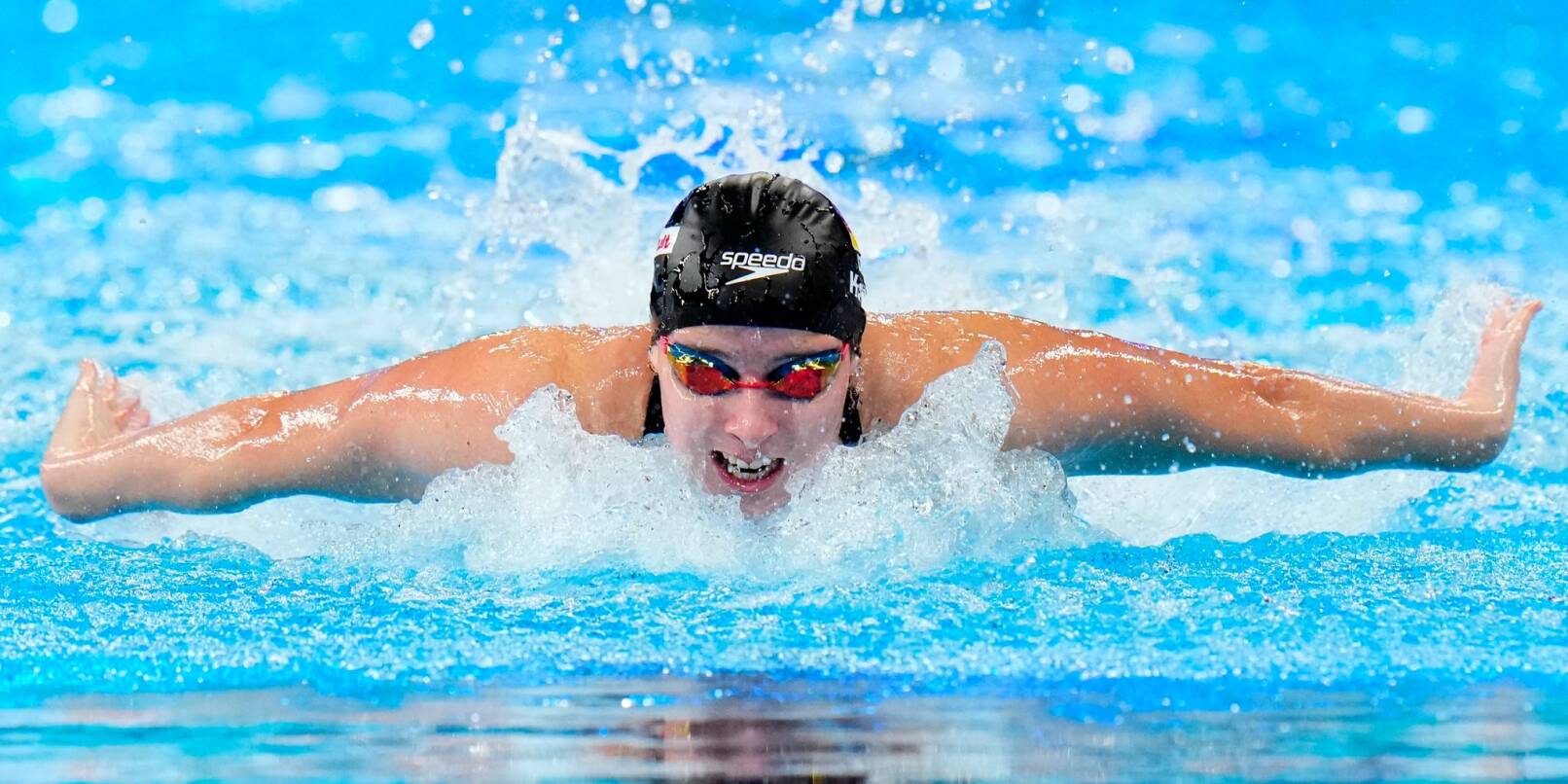 Steht über 100 Meter Schmetterling im Finale der Schwimm-WM in Doha: Angelina Köhler.