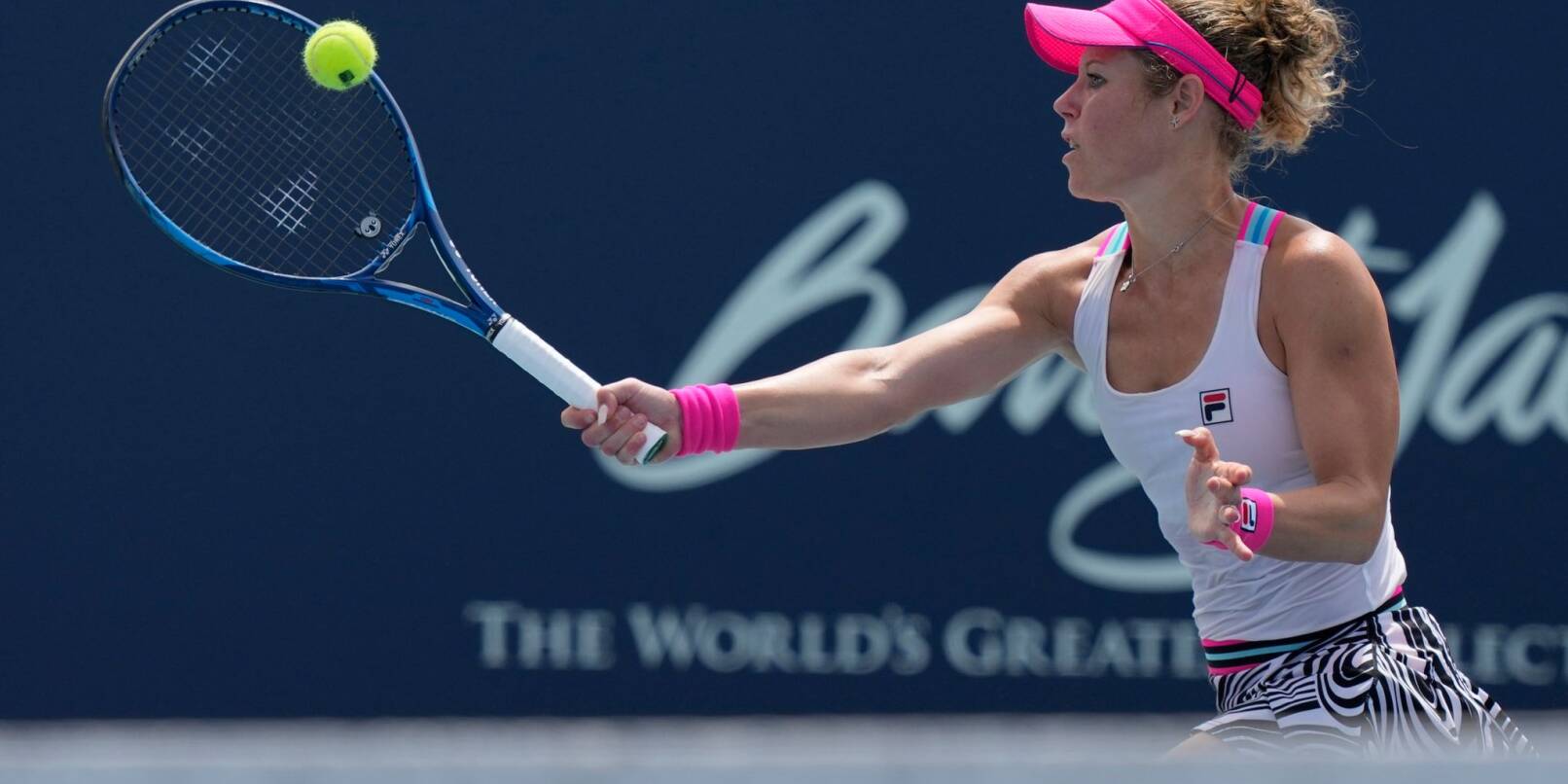 Laura Siegemund in Aktion bei der WTA-Tour in Miami.