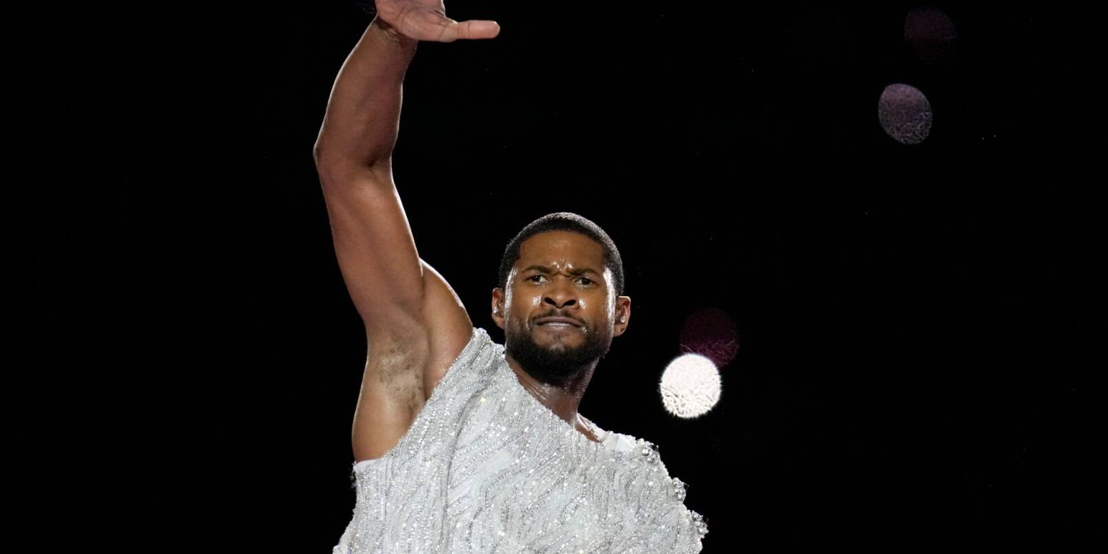 Usher hatte in der Halbzeitpause des Super Bowls einen großen Auftritt.