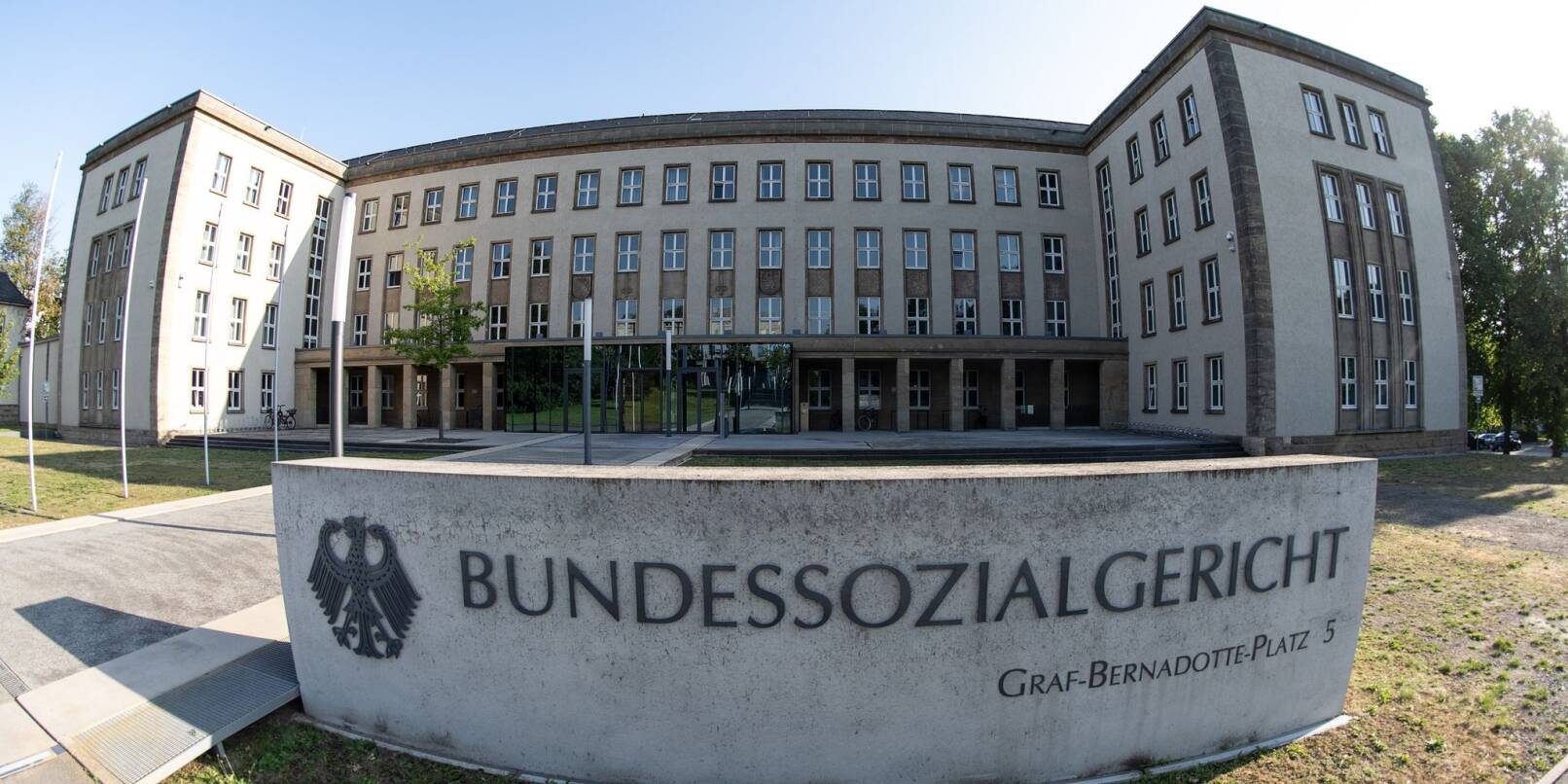 Blick auf das Bundessozialgericht in Kassel.