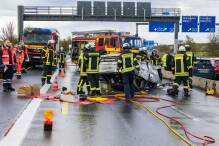Unfall auf A3 am Wiesbadener Kreuz verursacht langen Stau
