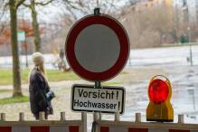 Leichtes Hochwasser nach Dauerregen in Hessen
