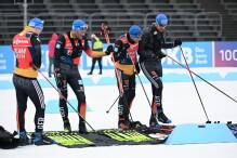 Biathleten suchen perfekte Ski - Schwere Bedingungen in Oslo
