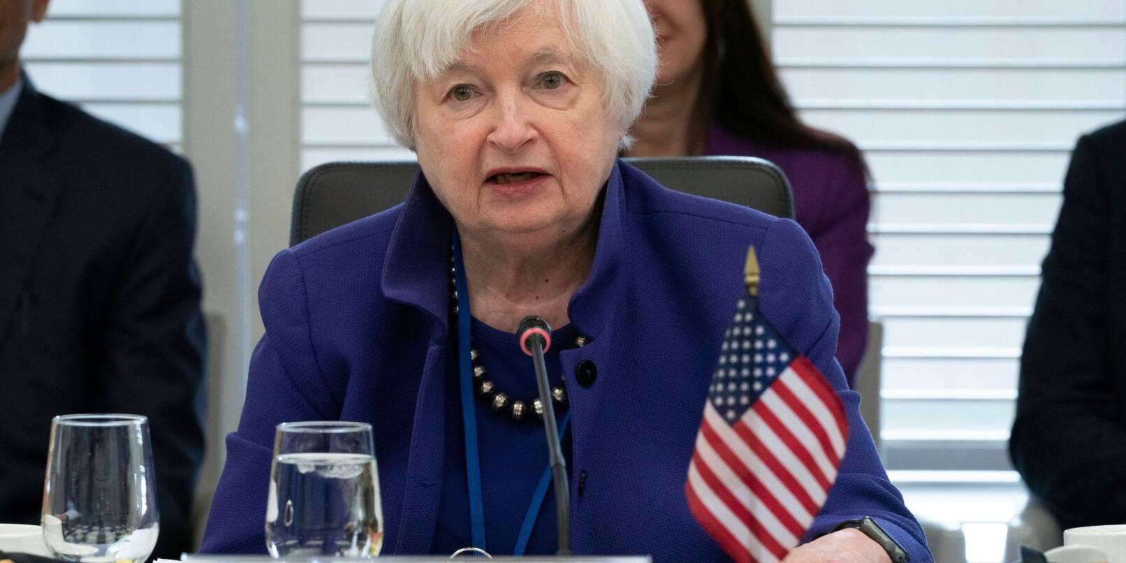 US-Finanzministerin Janet Yellen während der Frühjahrstagung von Weltbank und IWF in Washington.
