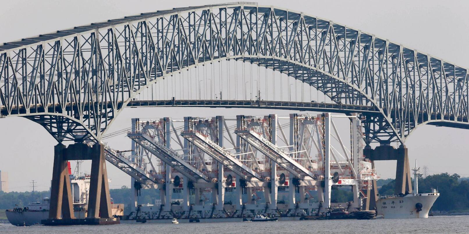 Blick auf die Francis Scott Key Bridge in Baltimore (Archivbild).