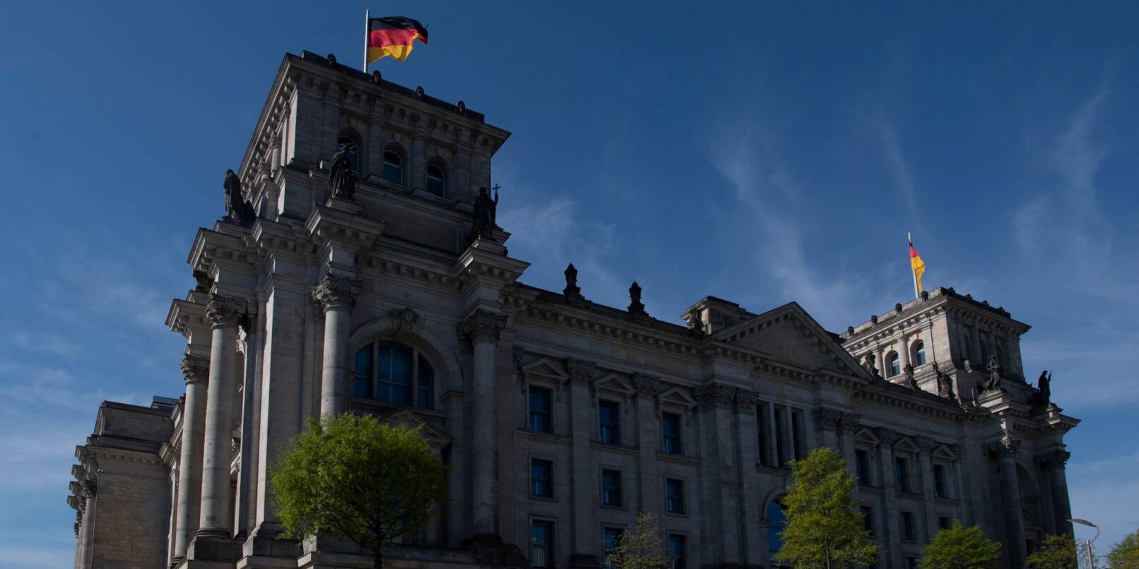 Der Sitz des Bundestages: Das Reichstagsgebäude in Berlin.
