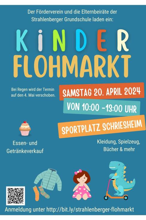 Die Schriesheimer Grundschule lädt zum Flohmarkt.