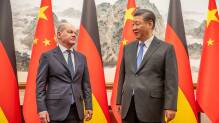 Scholz und Xi wollen Frieden in der Ukraine 
